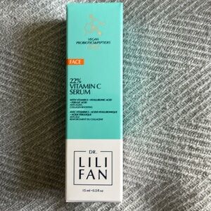 New in box Dr. lilifan 22% vitamin C serum 15ML—0.5 FLoz
